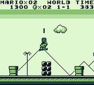 une photo d'Ã©cran de Super Mario Land sur Nintendo Game Boy